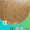 Piso laminado con acabado encerado Hickory Commercial 8.3mm en relieve comercial